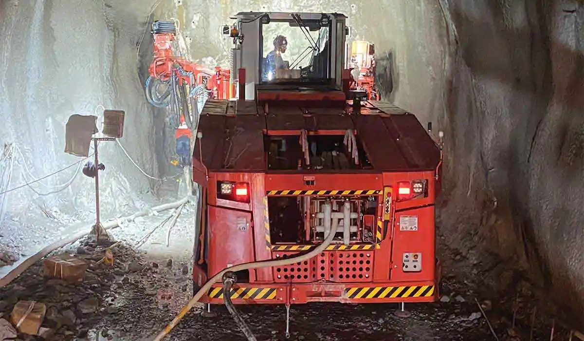 Sandvik DT 821C Tunneling Jumbo