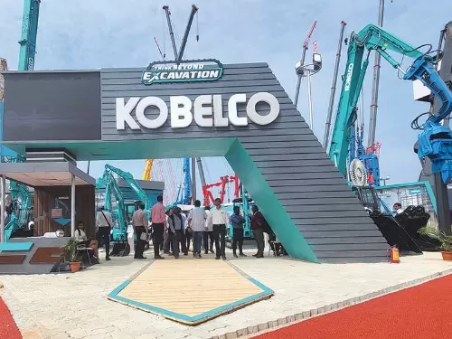 Kobelco’s excavator with attachments - a multifunctional machine
