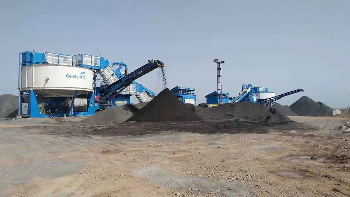 CDE’s Combo: Compact, Eco-efficient, 95% Water Recycled, IoT equipped, Superior Sand yield