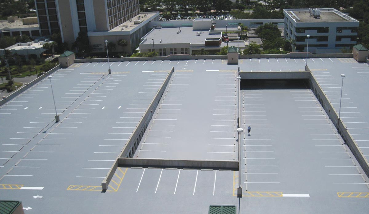 Heavy Duty Trafficable Waterproofing System Applied to a Car Park Deck
